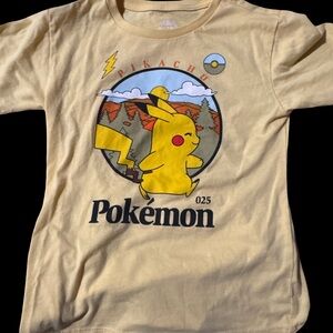 Pokemon Pikachu Kids T-Shirt - Cream